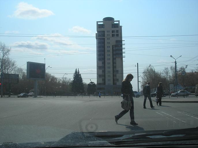 Челябинск.Памятник Танкограду