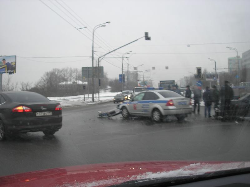 Москва.Авария на Мичуринском