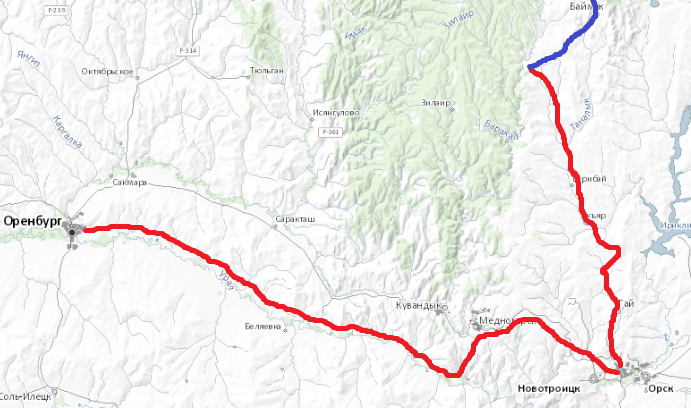 Оренбург-Орск-Баймак