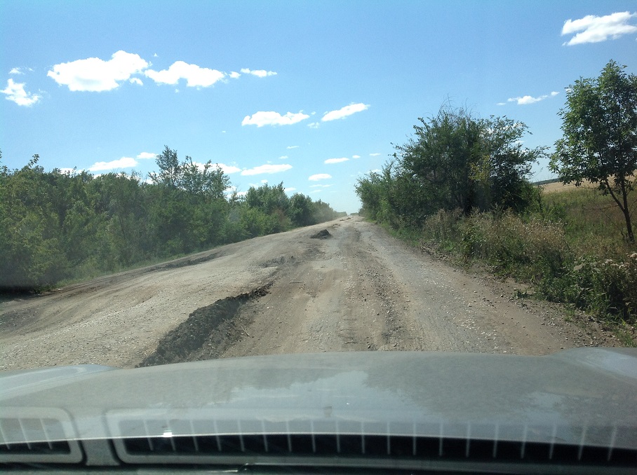 Самойловка - Елань, граница Саратовской и Волгоградской областей